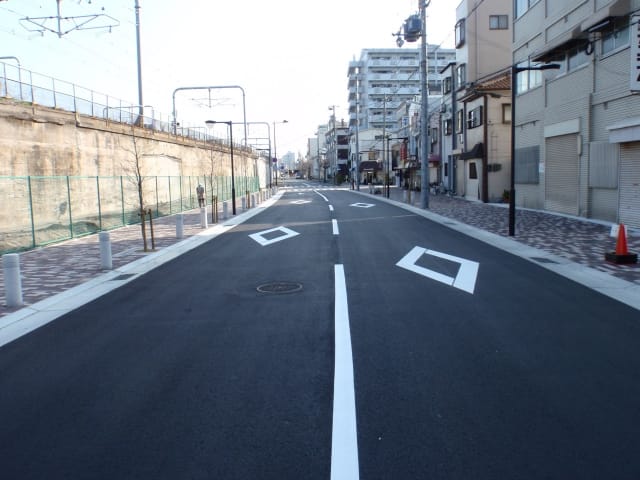 新長田南側街路築造工事 完成
